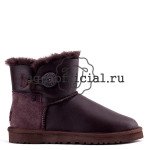 UGG Mini Bailey Button Metallic Chocolate