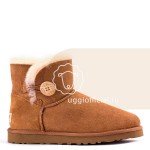 UGG Mini Bailey Button Chestnut