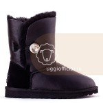 UGG Bailey Button Bling Metallic Black