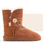 UGG Bailey Button II Chestnut Непромокаемые