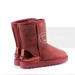 UGG CLASSIC SHORT II METALLIC PORT