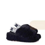 UGG Fluff Yeah Slide Black
