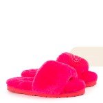UGG Fluff Slide Slippers Rose Red