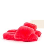 UGG Fluff Slide Slippers Watermelon Red
