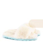 UGG Fluff Slide Slippers White