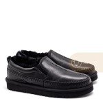 UGG Stitch Slip On Metallic Black