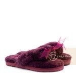 UGG Fluff Flip Flop Dark Purple