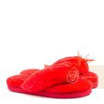 UGG Fluff Flip Flop Red