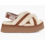 UGG Disco Cross Slide Chestnut