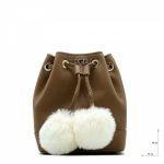 Сумка UGG Aaliyah Bucket Crossbody Pom Chestnut