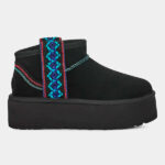 UGG Classic Ultra Mini Braid Platform Black