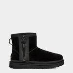 UGG Mini Zipper Tape Logo Black
