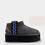 UGG Ultra Mini Braid Platform Grey