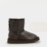 UGG Kids Zip Metallic II Chocolate