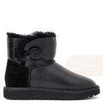 UGG Mini Bailey Button Metallic Black
